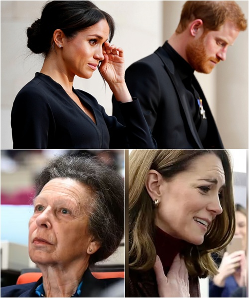 5 hours ago: “Bow your head, Meghan…” Princess Anne’s frail command froze the room into silence. Meghan’s face remained as practiced and performative as ever, while Harry could no longer hold back his tears. Then, through the echoing halls of the palace, came the solemn announcement: “We deeply regret to inform you…” What followed could be the most shocking royal twist of the century… 1052
