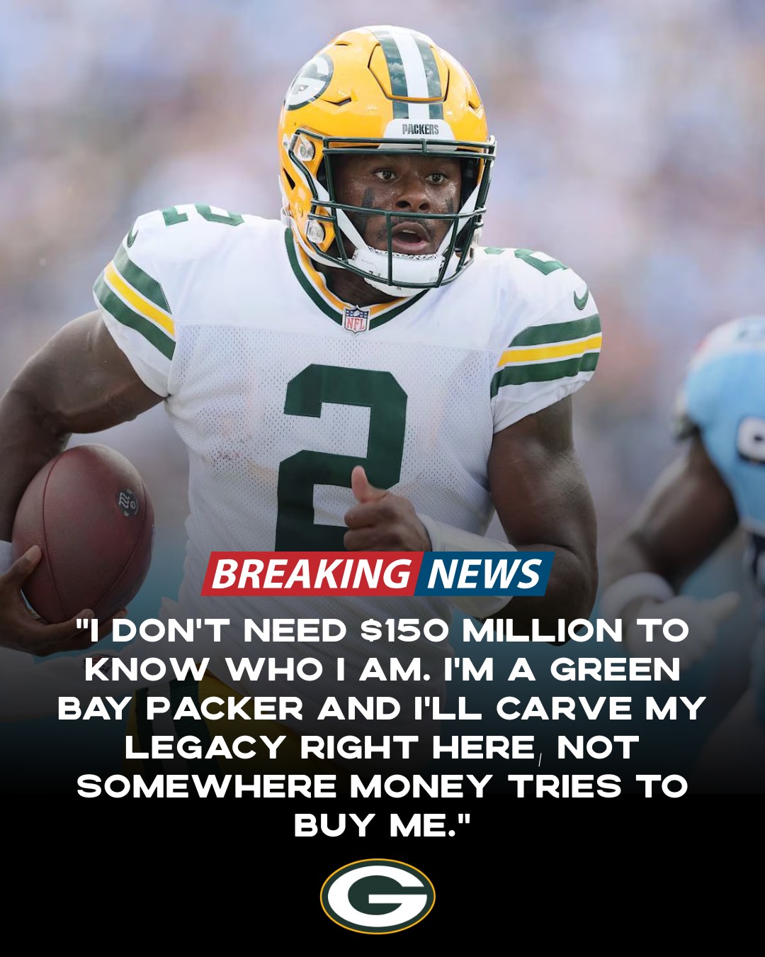 BREAKING NEWS “$150 million? KEEP IT!” Malik Willis Sends the NFL Into a Frenzy After ‘Rejecting’ Massive Eagles & Cowboys Offers, Declaring Lifelong Loyalty to Green Bay! 1448