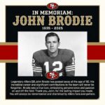 SAD NEWS: Legendary 49ers QB John Brodie has passed away at the age of 90. His incredible career and significant contributions to the team will never be forgotten. Brodie was a true icon, embodying perseverance and passion on and off the field. Thank you, John, for the lasting impact you made. You will always be remembered and cherished by 49ers fans everywhere. 244