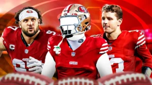 49ERS FANS, WHERE YOU AT?  For 20 years, you’ve stuck by the San Francisco 49ers through thick and thin. From unforgettable playoff moments to heartbreaking losses, this team has become more than just a franchise – it’s a family. But after the 2025 season, where does the future lead for this powerhouse? With key players, fresh talent, and the relentless 49ers spirit, what can we expect from the next chapter? Share your thoughts below and let’s celebrate the legacy and future of this iconic team together!