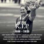 SAD NEWS: A longtime Green Bay Packers cheerleader, who dedicated many years to supporting Packers fans, has passed away at the age of 27 following a heartbreaking family dispute, leaving behind a 3-year-old child. Her years of devotion, combined with the tragic circumstances of her passing, have left the Green Bay Packers community heartbroken. Fans are coming together to pray, mourn, and send their deepest condolences to her family and loved ones during this incredibly difficult time. 1021