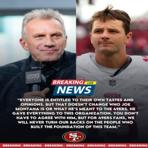 The Face of the 49ers, Brock Purdy, Speaks Up to Defend Legend Joe Montana Amid Fierce Backlash Surrounding Super Bowl LX