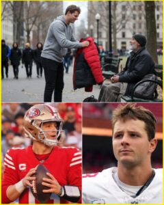 BREAKING: No cameras. No announcements. Just compassion in the cold. — Brock Purdy left an entire city speechless on a freezing night few will ever forget